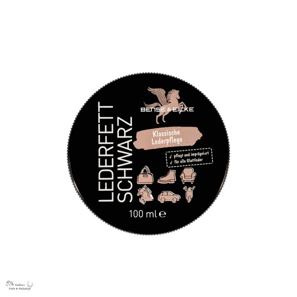 Sort L�derfedt, 100 ml