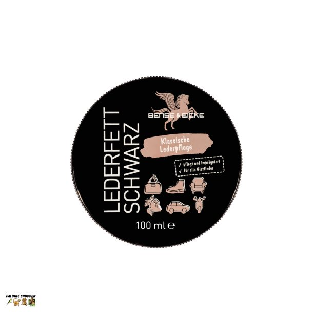 Sort Lderfedt, 100 ml