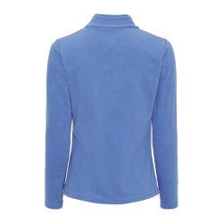 Equipage Gilly fleece cardigan, Lysebl