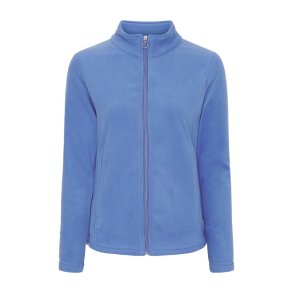 Equipage Gilly fleece cardigan, Lysebl