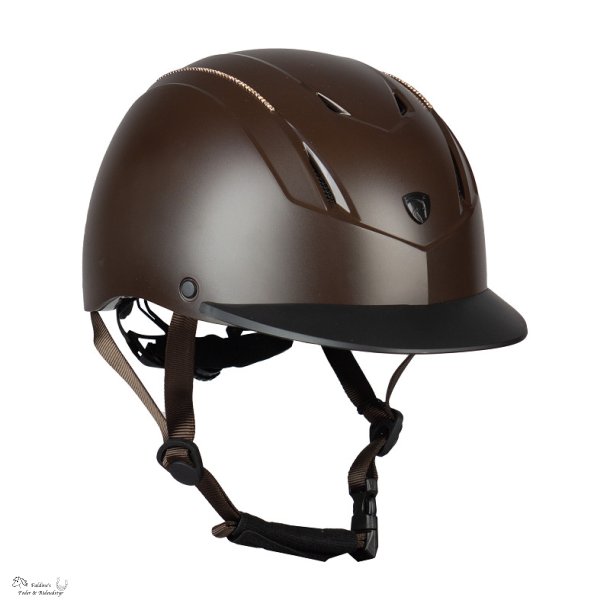 Horka Dali Ridehjelm, Glitter, Brun