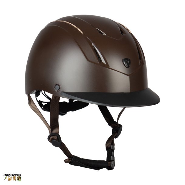Horka Dali Ridehjelm, Glitter, Brun