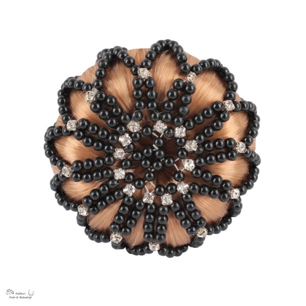 Horka H�rnet med perler, Sort