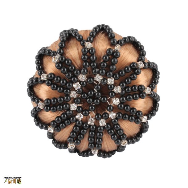 Horka H�rnet med perler, Sort