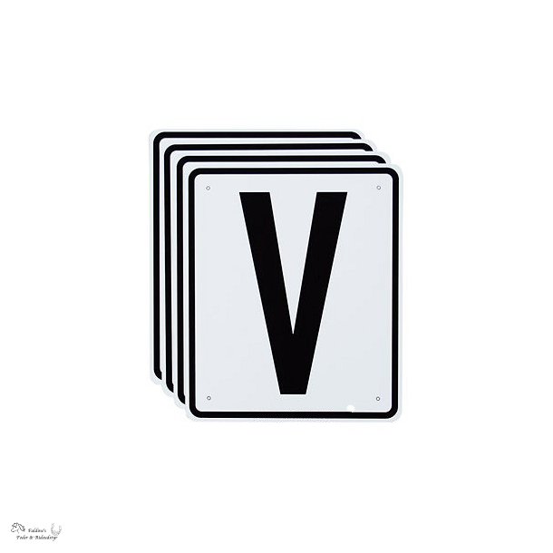 Dressur Bogstaver til oph�ng, 4 stk 