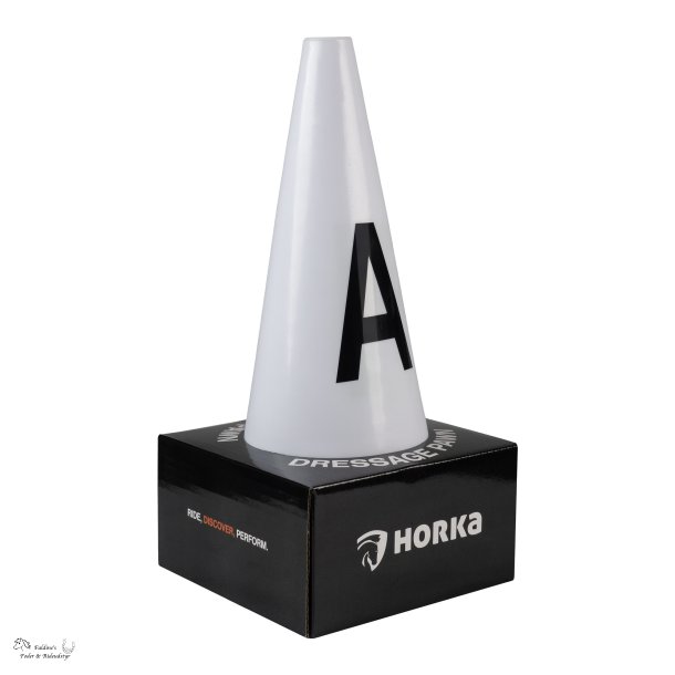 Kegler med bogstaver til dressurbane, 8 stk