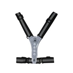 LED-Vest, Sort, Kids