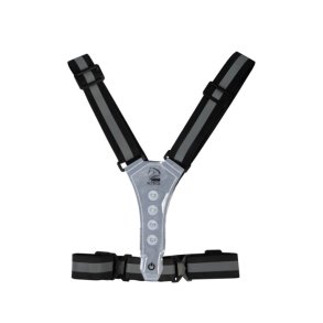 LED-Vest, Sort, Kids