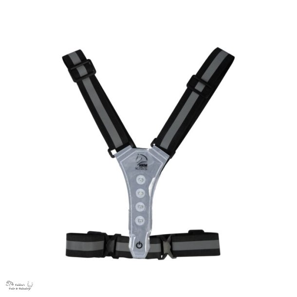 LED-Vest, Sort, Kids