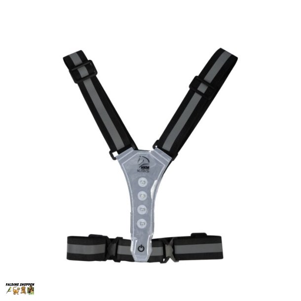 LED-Vest, Sort, Kids