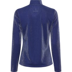 Equipage Shimmer Langrmet ridebluse, Bl