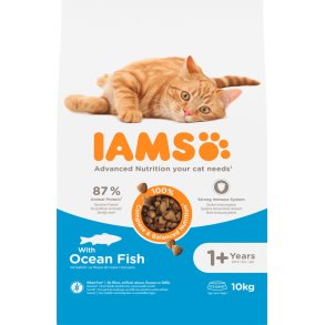 Iams Kat Adult, Havfisk, 10 kg