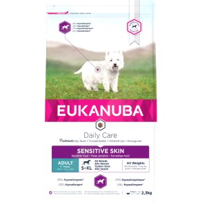 Eukanuba Daily Care, Sensitive Skin, 2,3 kg