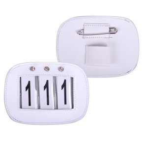Nummer holder, Hvid 