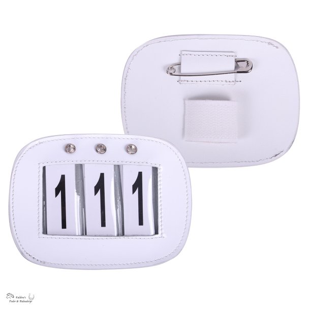 Nummer holder, Hvid 