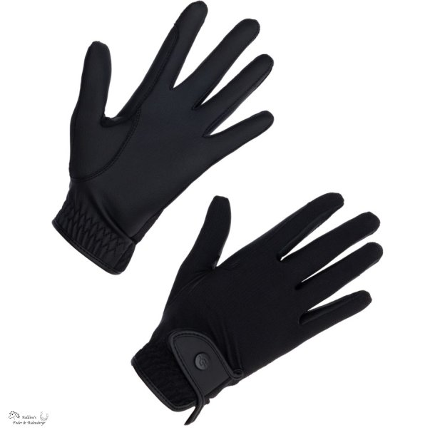 Covalliero Premium Ridehandsker, Sort