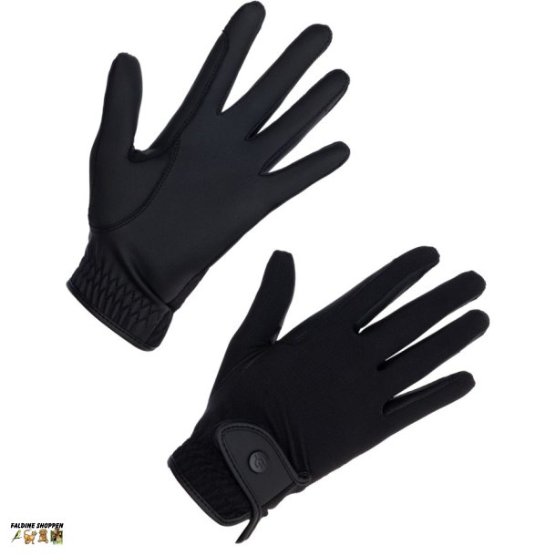 Covalliero Premium Ridehandsker, Sort