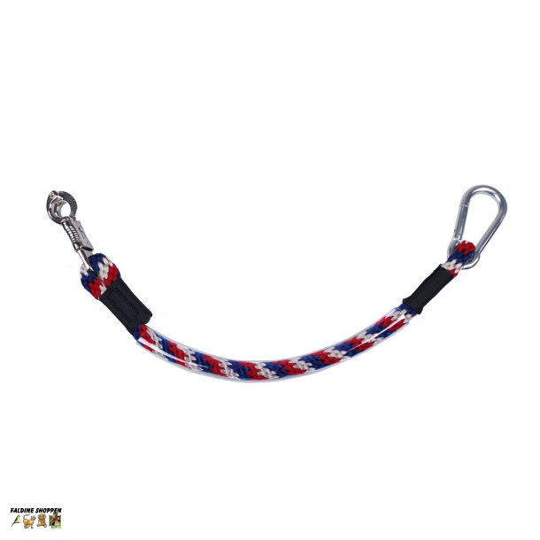 Trailerstrop 60 cm, Rd/Hvid/Bl