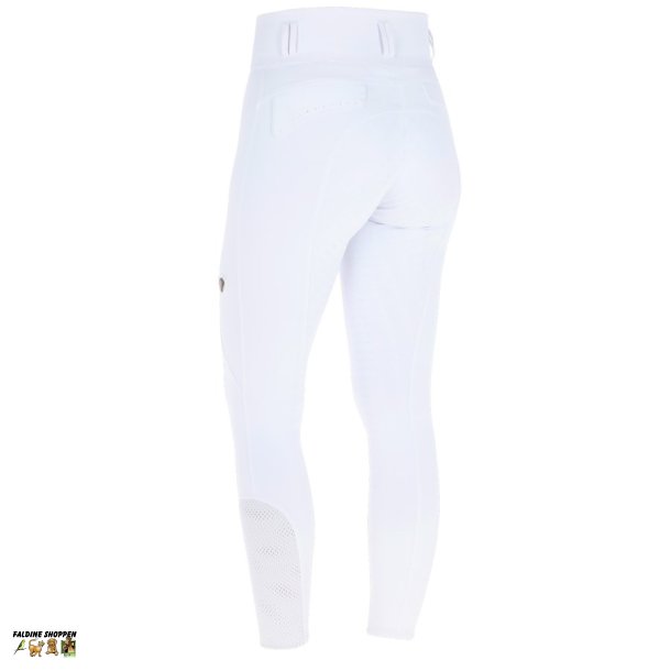 Covalliero H�jtaljet Ridebukser, Hvid