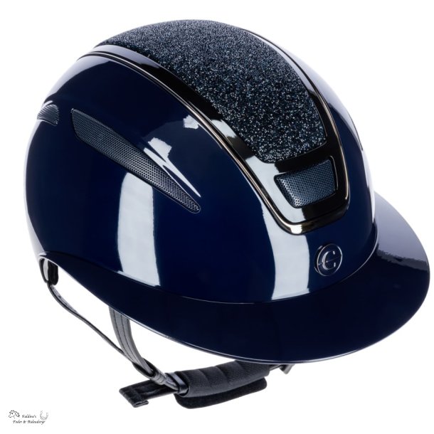 Covalliero Elite Polo Ridehjelm, Glossy Navy