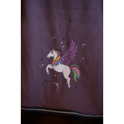 HG Sanna Fleecedkken med teddyfor