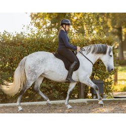 QHP Soft Bareback Pad, Sort