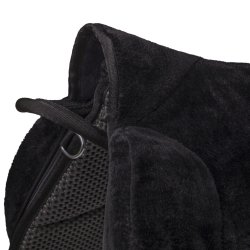 QHP Soft Bareback Pad, Sort