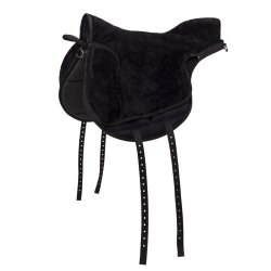 QHP Soft Bareback Pad, Sort