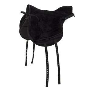 QHP Soft Bareback Pad, Sort