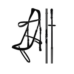 HG Tine Anatomisk Trense, Sort