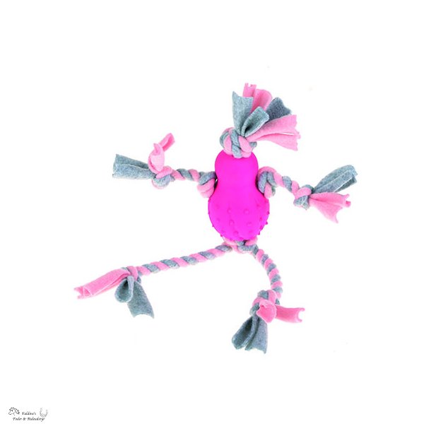 Fleecemand med gummibold, Lyser�d