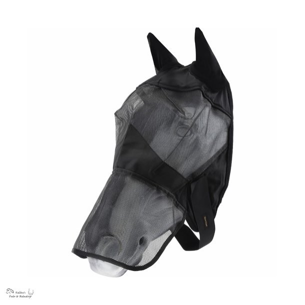 Fluemaske med mulebeskytter