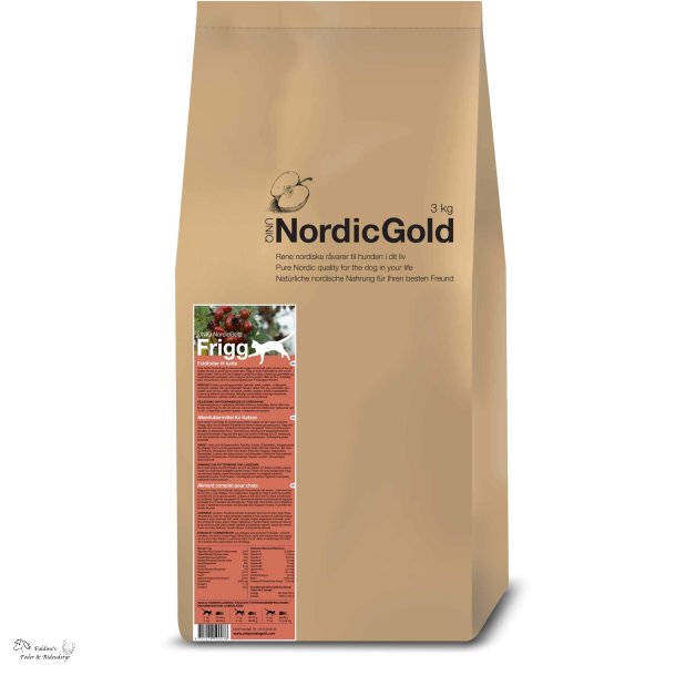 UniQ NordicGold Frigg, Korn og Glutenfri, 10 kg