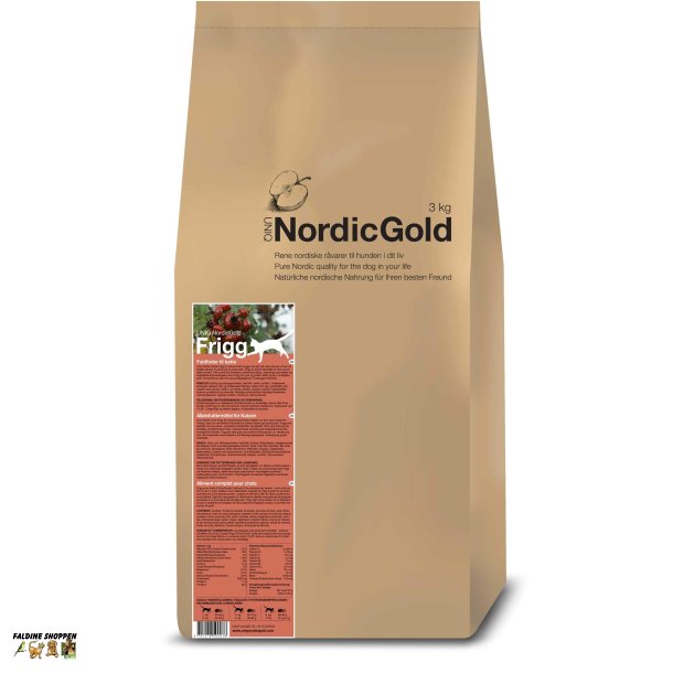 UniQ NordicGold Frigg, Korn og Glutenfri, 10 kg