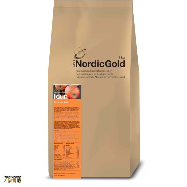 UniQ NordicGold, Idun, til den voksne hund, 10 kg