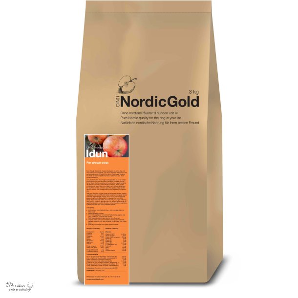 UniQ NordicGold, Idun, til den voksne hund, 3 kg
