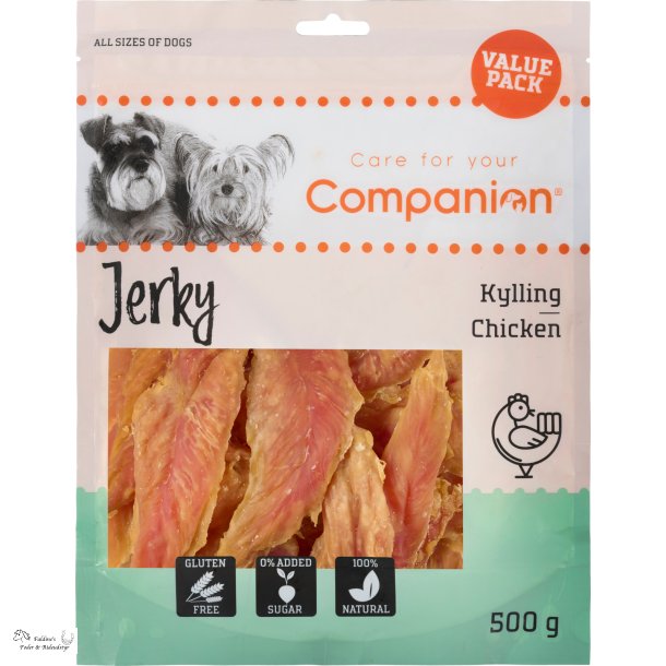 Companion Chicken Jerky, 500 g