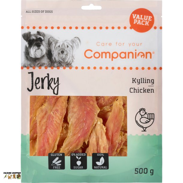 Companion Chicken Jerky, 500 g