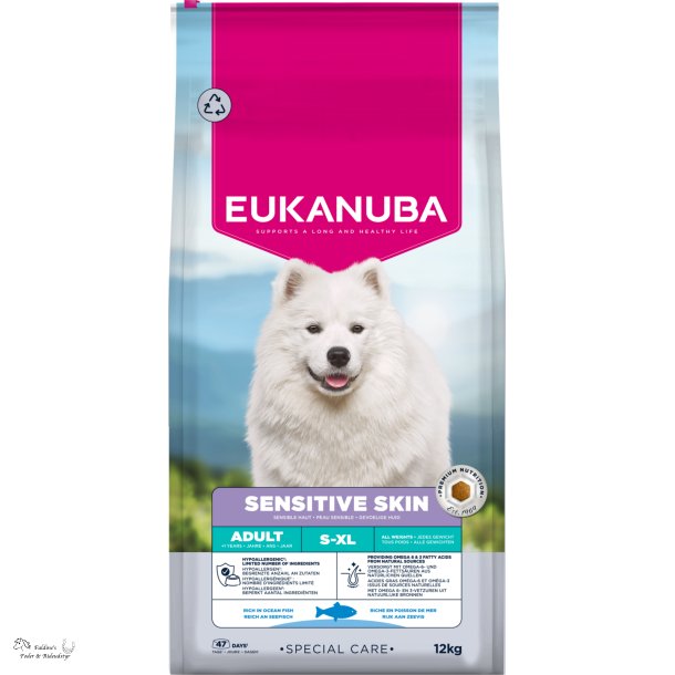 Eukanuba Daily Care, Sensitive Skin, 12 kg