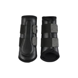 HG Lux Gamacher med glitter, Sort/Gr