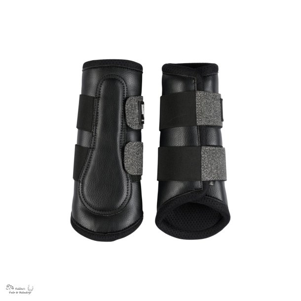 HG Lux Gamacher med glitter, Sort/Gr�