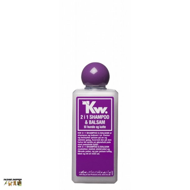 KW 2 i 1 shampoo og balsam 200 ml.