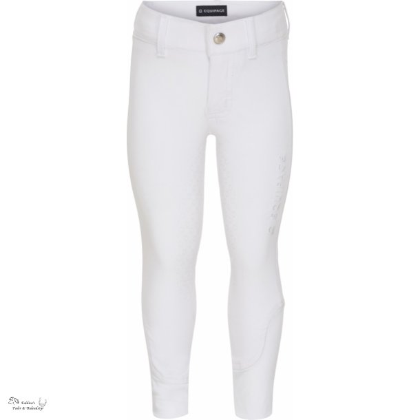 Equipage Amal Hvide ridebukser, barn