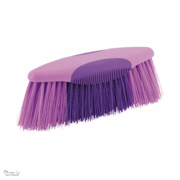HG Softtouch b�rste med lange h�r, lilla