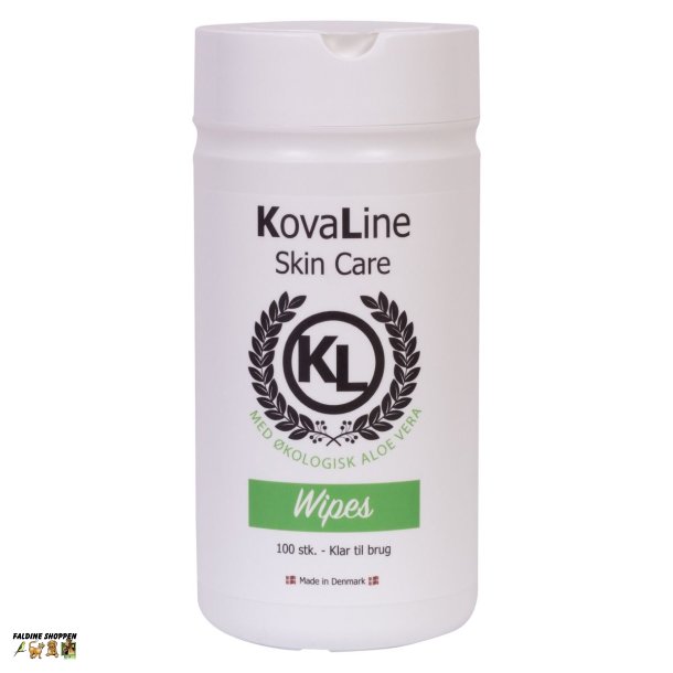 Kovaline Wipes med kologisk Aloe Vera
