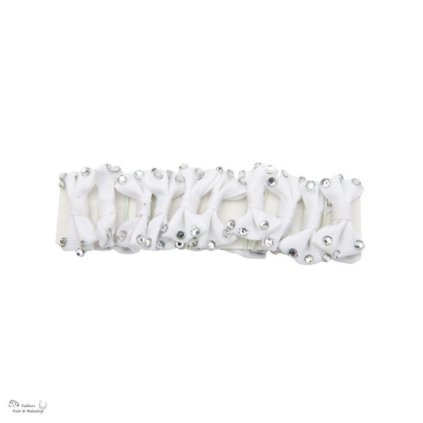 Show bows /Manelastikker, Hvid