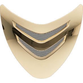 One K Convertible Front Vent Plade, Gold