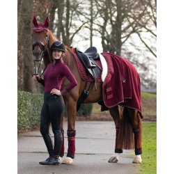 QHP Brilliance Fleecedkken, Porto Red