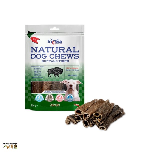 Natural Dog Chews B�ffelkallun, 250 g