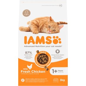 Iams Kat Killing og Junior, 3 kg